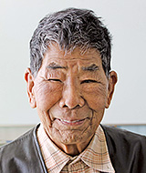 角田譲さん（岡山市在住、84歳）